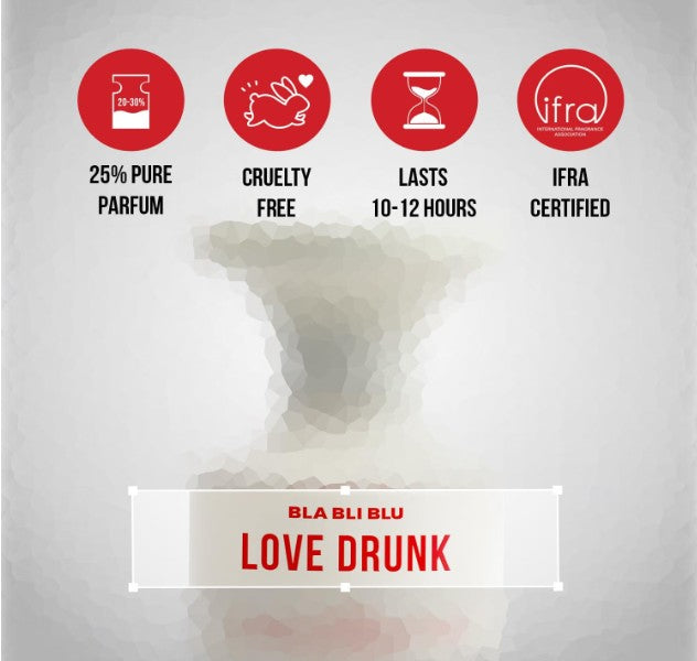 BLABLIBLU Love Drunk Unisex Perfume for Men & Women - 30ml