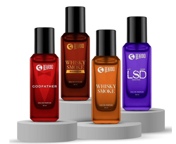 Beardo Perfumes Giftset For Men (Pack of 4 x 20ml)