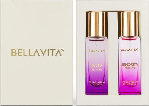 Bella Vita Luxury Date & Senorita Women Long Lasting | Perfume for Woman | EDP 2x20ml