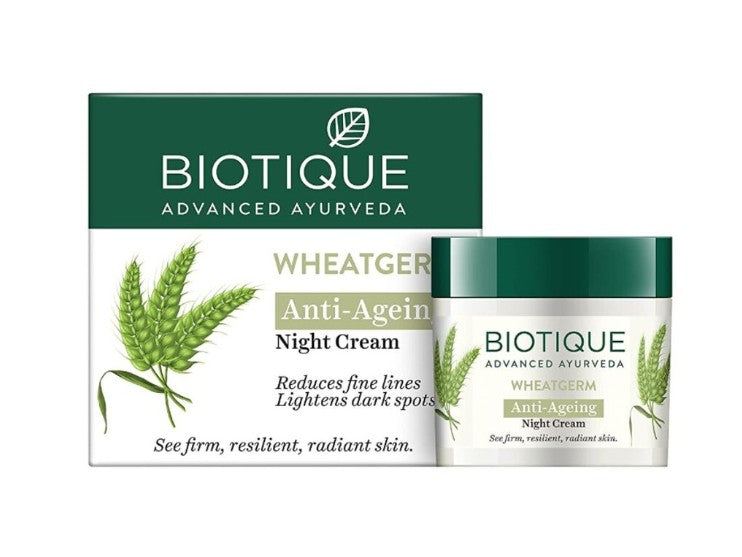Biotique Wheat Germ Anti-Aging Night Cream 50g – Vitamin C