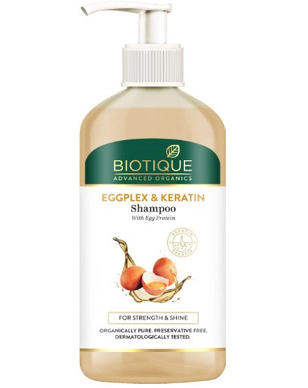 Biotique Eggplex & Keratin Shampoo for Thicker & Shinier Hair  300ml