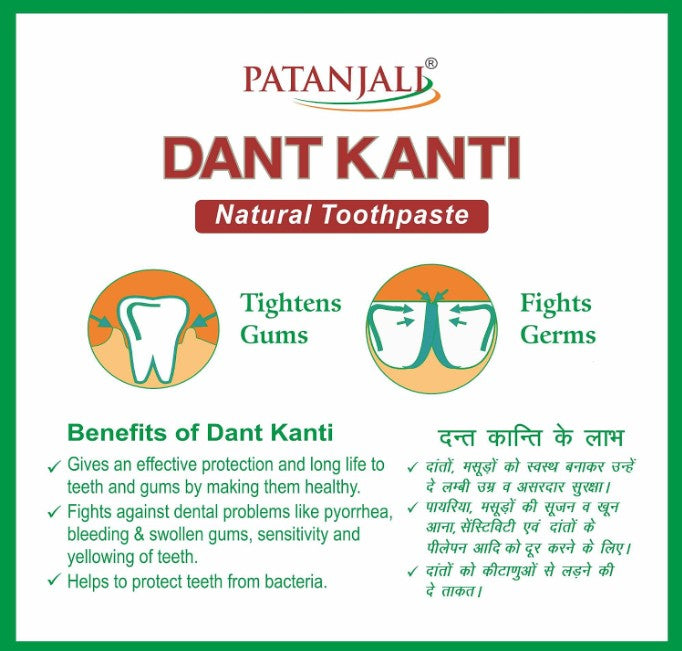 Patanjali Dant Kanti Toothpaste 200g