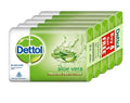 Dettol Bathing Soap Aloe Vera, 100gm, Pack of 5