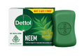 Dettol Neem Bathing Soap Bar With Pure Neem Oil, 75G (Buy 3 Get 1 Free)