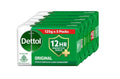 Dettol Original Germ Protection Bathing Soap Bar 125gm , Pack of 5