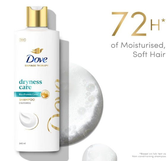 Dove Dryness Care Shampoo 340 ml