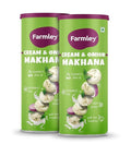 Farmley Phool Makhana Fox Nuts 77g pack of 4 – Cream & Onion