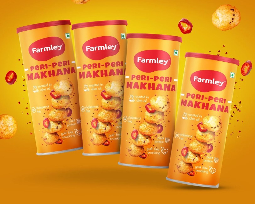 Farmley Phool Makhana Fox Nuts 77g pack of 4 – Peri-Peri
