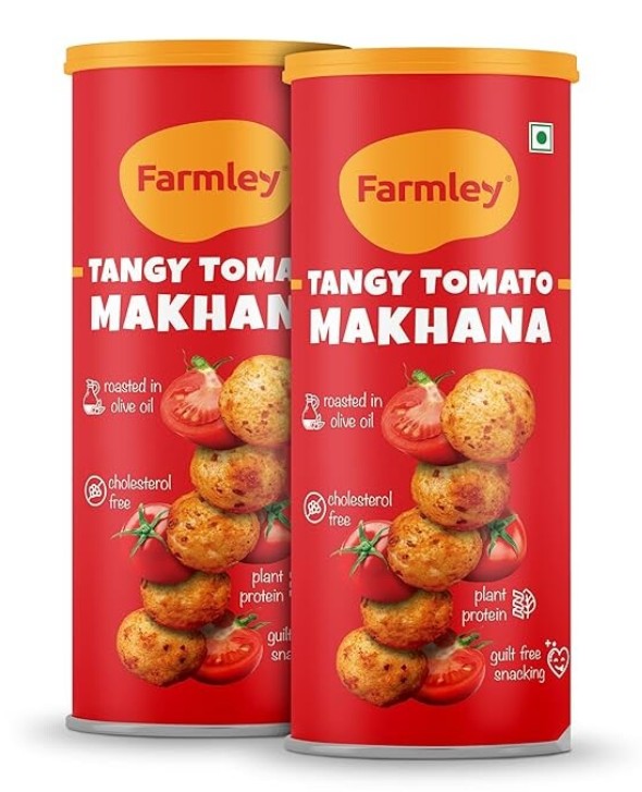 Farmley Phool Makhana Fox Nuts 154g set of 2 – Tangy Tomato
