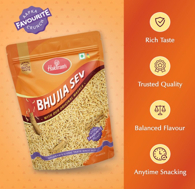 Haldiram's Nagpur Bhujia Sev 400g