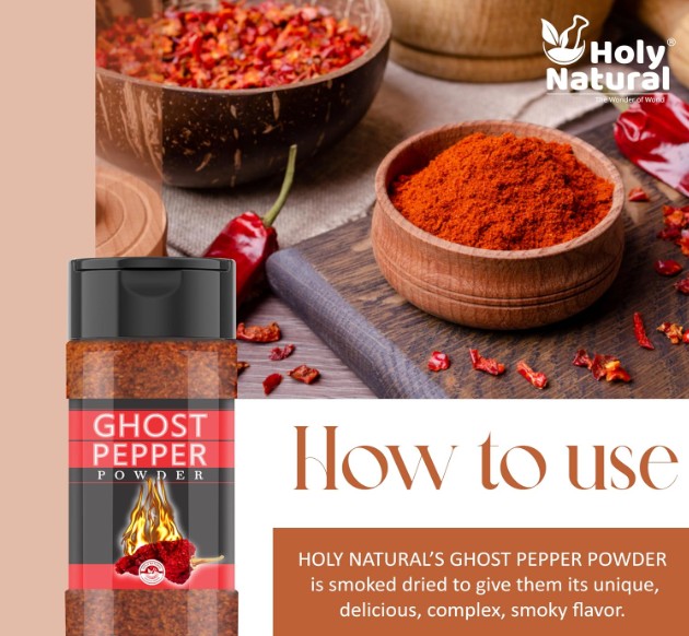 Holy Natural - The Wonder of World Ghost Pepper Powder 100 Gm