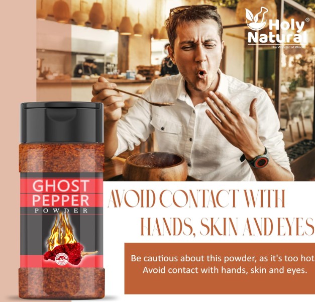 Holy Natural - The Wonder of World Ghost Pepper Powder 100 Gm