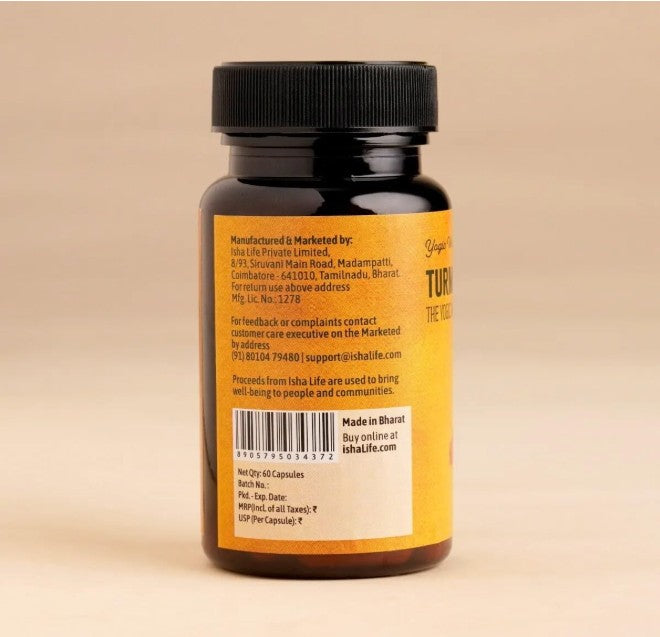 Isha Life Neem and Turmeric Capsules 60T, 50g each