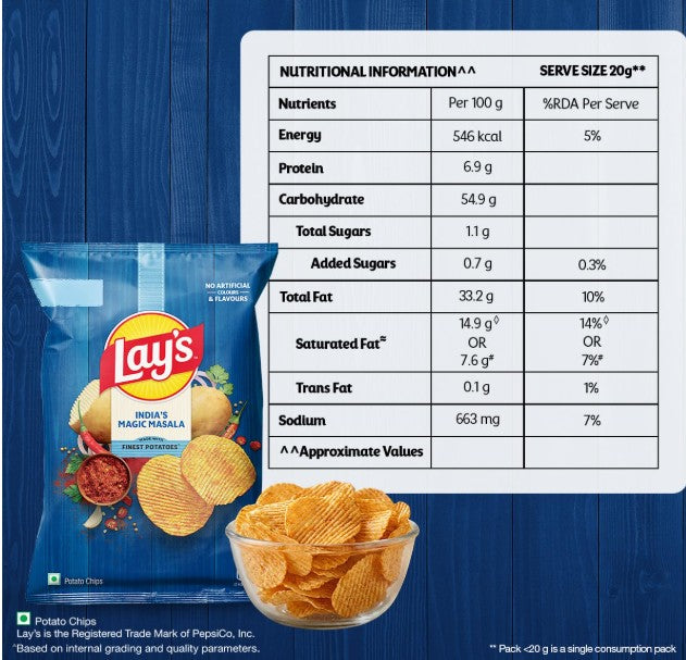 Lay's India's Magic Masala 80-82g
