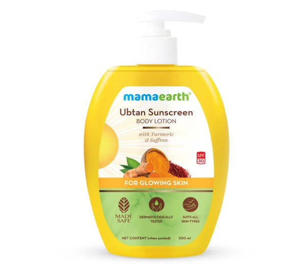 Mamaearth Ubtan Sunscreen Body Lotion 300ml