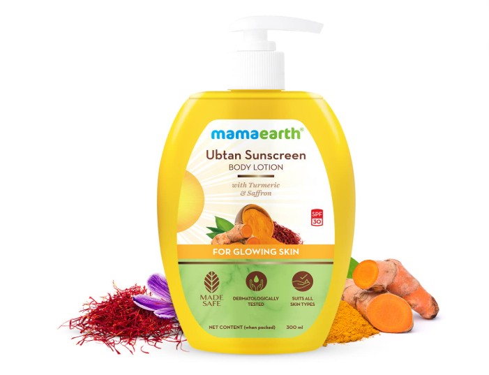 Mamaearth Ubtan Sunscreen Body Lotion 300ml