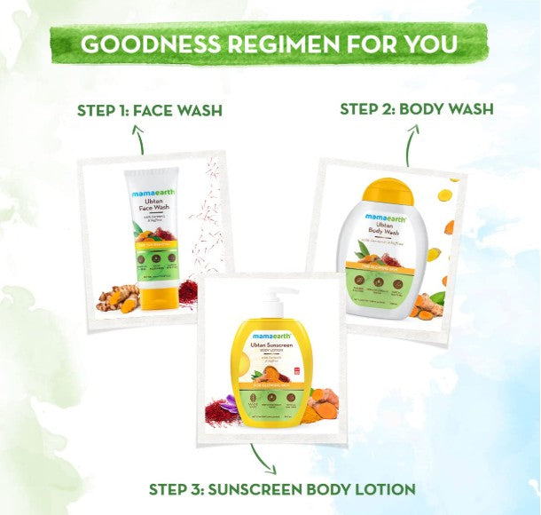 Mamaearth Ubtan Sunscreen Body Lotion 300ml