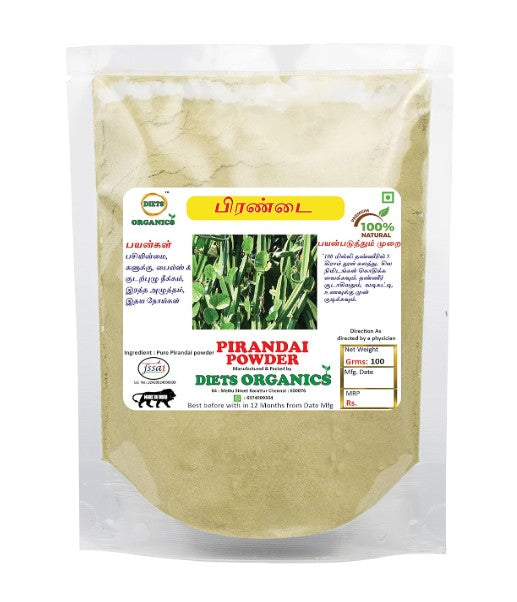 Diets Organics Pirandai powder - Hadjod, Cissus Powder 100g pack of 1