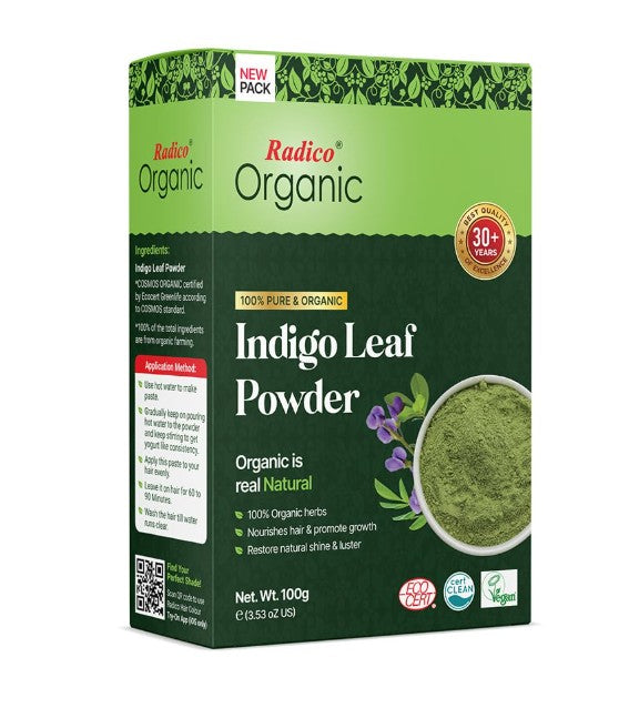 Radico Organic Indigo Leaf Powder Hair Color 100g