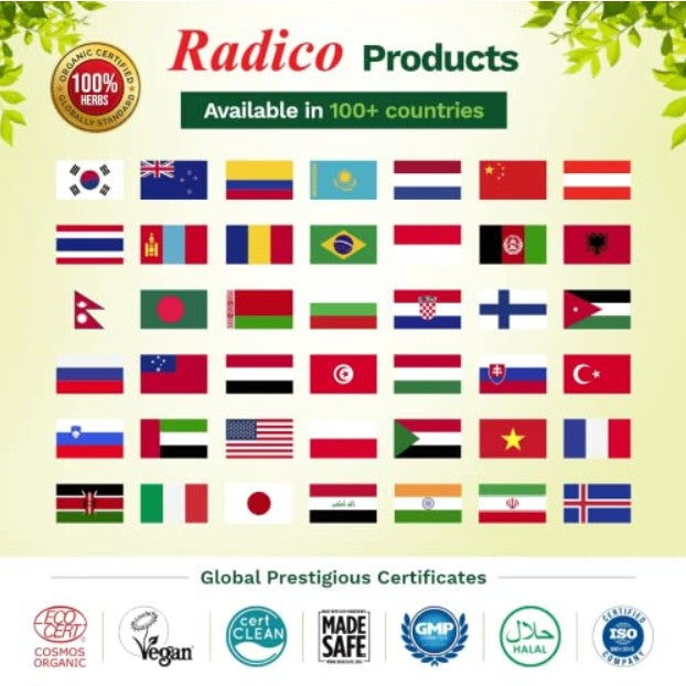 Radico Organic Hair Colour-Light Brown