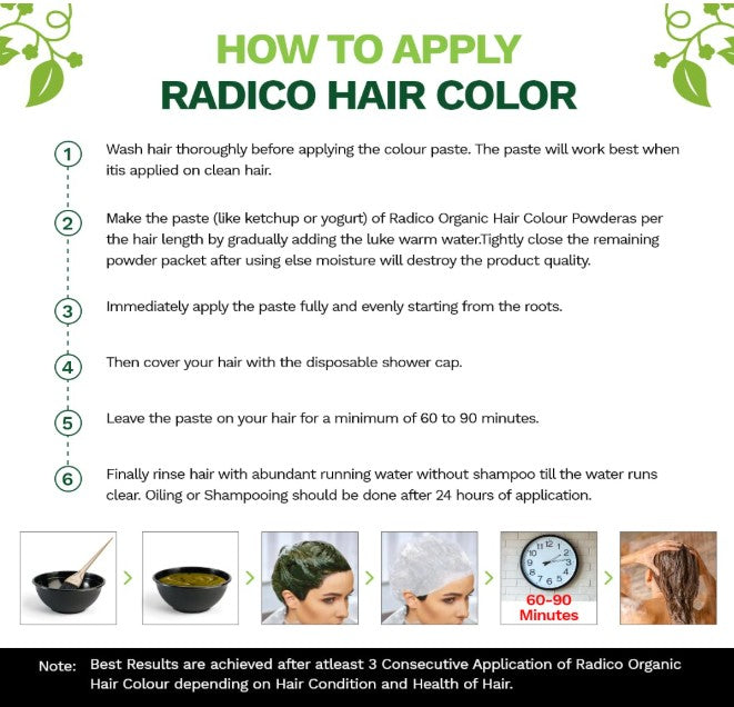 Radico Organic Hair Colour-Mahogany 100g