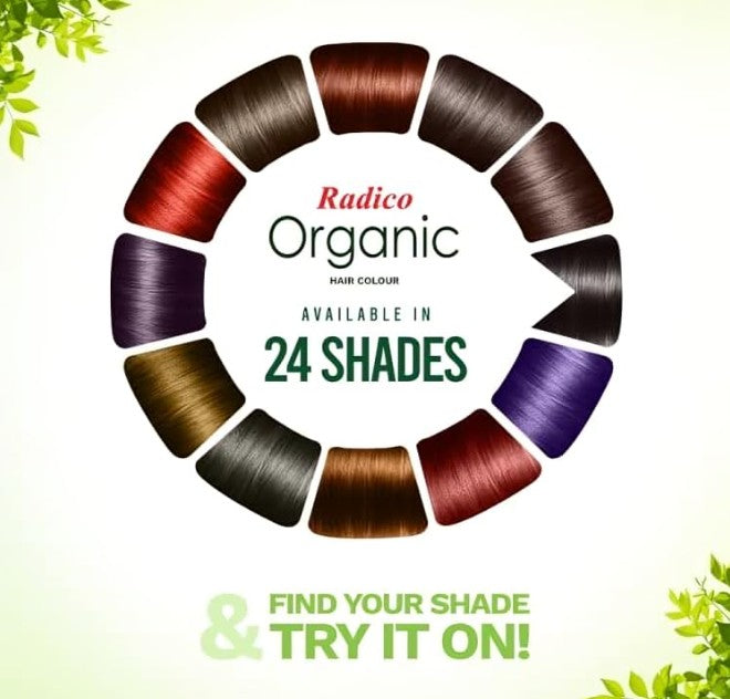 Radico Organic Hair Colour-Mahogany 100g