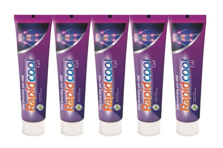 Rapidcool Ayurvedic Pain Relief Cream Gel 50g – Set of 5