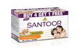 Santoor Skin Softening Sandal & Almond Milk Bathing Soap 125g, Pack of 5