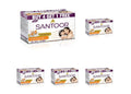Santoor Skin Softening Sandal & Almond Milk Bathing Soap 100g, Pack of 25