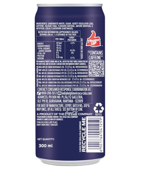 Thums Up Can 300ml
