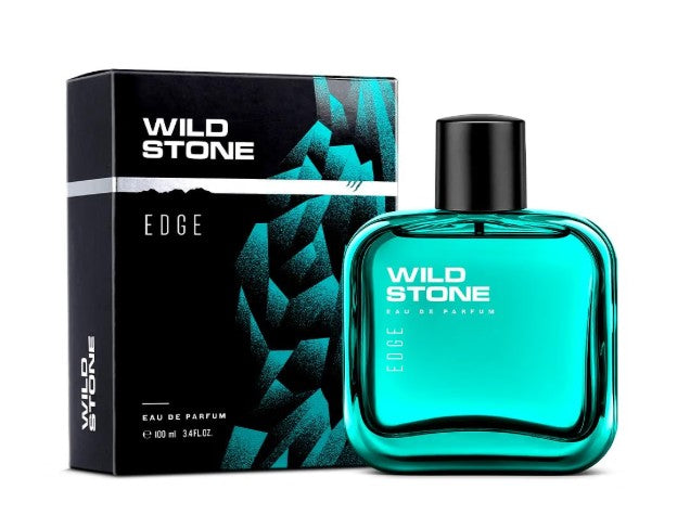 Wild Stone Edge Eau De Parfum for Men, 100ml | Long Lasting Perfume for Man | Woody and Marine Fragrance for Men | Premium Perfume | EDP Perfume for Men | Suitable for Every Occasion